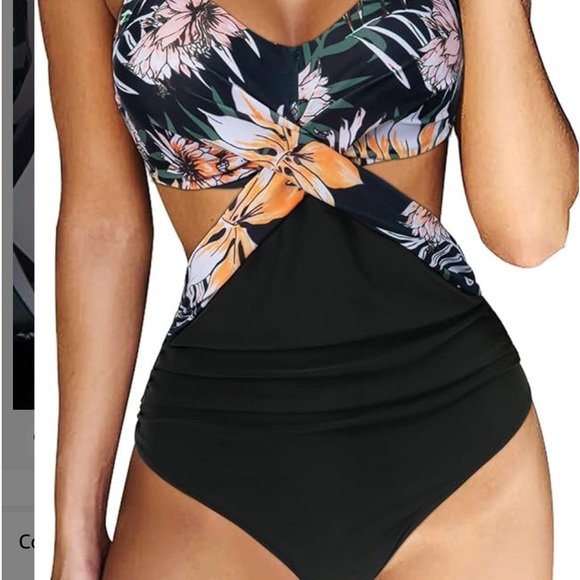RXRX Coco Women Cut Out Bathing Suits, S - Picture 3 of 3